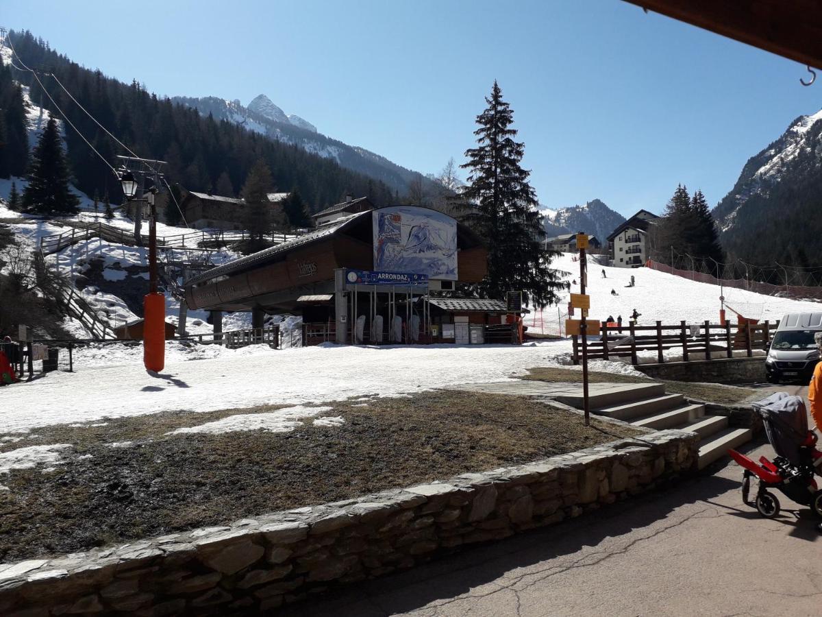 Magnifique studio au pied du télécabine d'Arrondaz et des pistes de ski Modane Exterior foto
